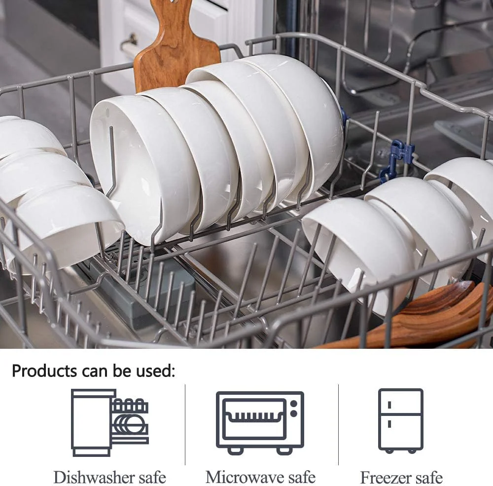 ست 3 تایی کاسه دسر دلینگ، کاسه های کوچک سرامیکی سفید 11 سانتی متری، کاسه های سرو کوچک برای برنج، بستنی، پاستا، بلغور جو دوسر، تنقلات، مخلفات، قابل استفاده در مایکروویو و ماشین ظرفشویی
