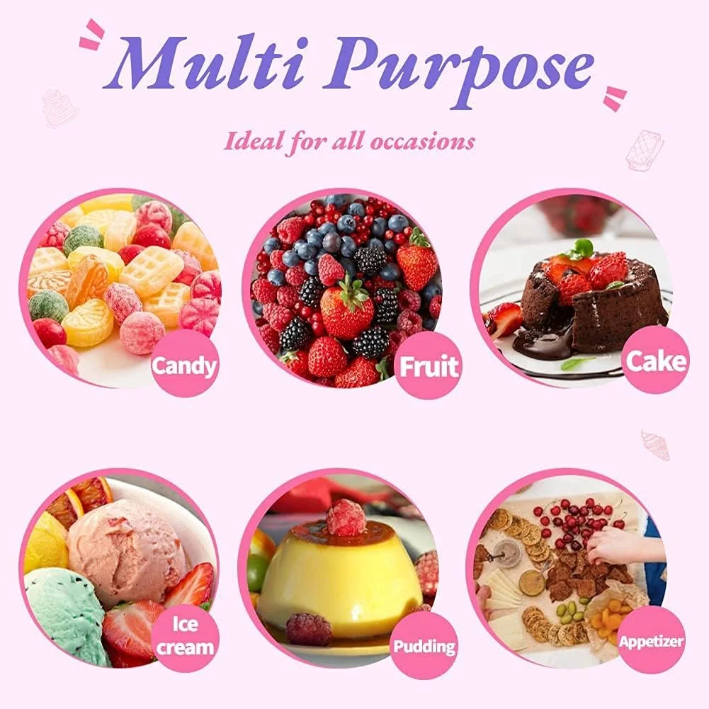 بسته 50 عددی مینی فنجان دسر، فنجان پیش غذای کوچک رستورانی قابل استفاده مجدد، کاسه دسر با قاشق برای خانه، مهمانی، هتل، ضیافت 2oz (50ml)