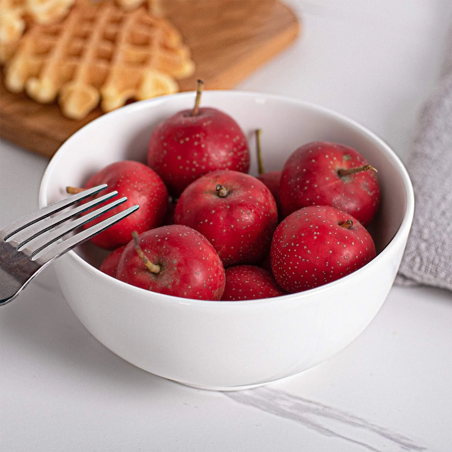 ست 3 تایی کاسه دسر دلینگ، کاسه های کوچک سرامیکی سفید 11 سانتی متری، کاسه های سرو کوچک برای برنج، بستنی، پاستا، بلغور جو دوسر، تنقلات، مخلفات، قابل استفاده در مایکروویو و ماشین ظرفشویی