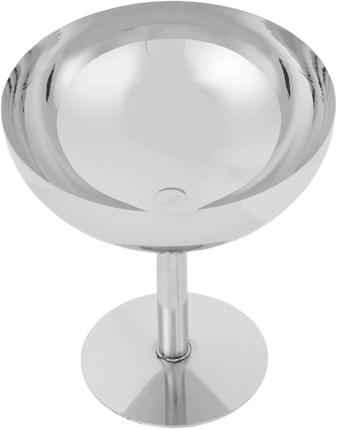 ظرف دسر Depisuta، جام پودینگ استیل ضد زنگ 304، نگهدارنده دسر سالاد قابل استفاده مجدد، برای بستنی، تنقلات، موس، پودینگ، میوه ها، سالاد، منزل، هتل، رستوران، مهمانی (بلند)