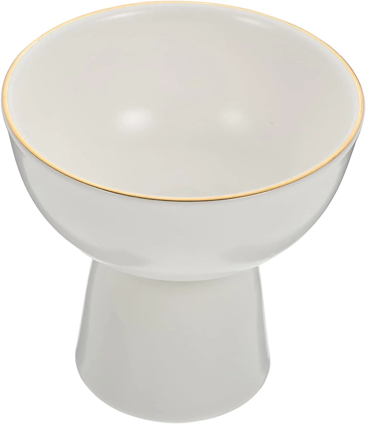 کاسه های دسر بستنی، فنجان های دسر سرامیکی، فنجان های سرو تست سه لایه پایه دار، کاسه میوه بستنی دسر ماست سفید