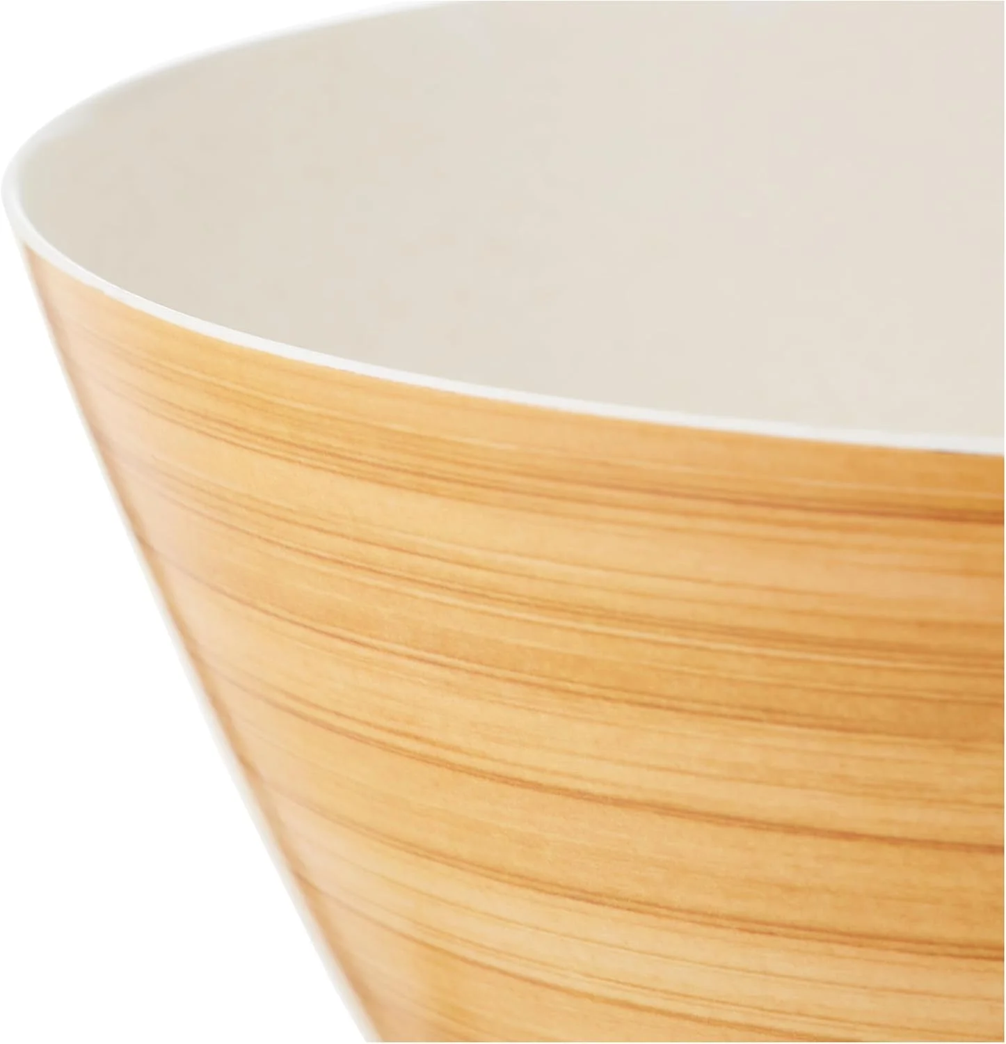 کاسه فیبر بامبو Cuisine Art - کاسه های گرد، قهوه ای، 25 سانتی متر، BD-BF-58