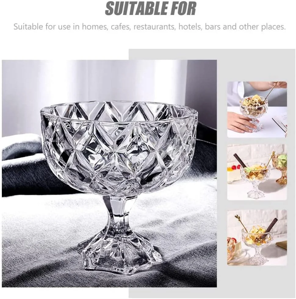 ظروف بستنی خوری مارتویا 300 میلی لیتری، مناسب دسر، میلک شیک، میوه، بستنی سان‌دی، ژله و پودینگ، مناسب برای خانه، رستوران و مهمانی، قابل شستشو در ماشین ظرفشویی