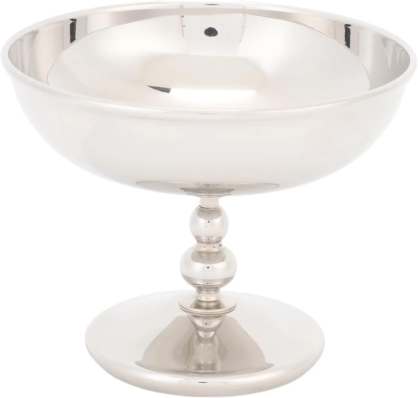 پیاله‌های دسر Cryfokt، جام بستنی پایه‌دار استیل 304 با طراحی زیبا، جام اسنک برای دسر، ماست، سالاد، میوه، پودینگ، دکور مهمانی و سرو روزانه دسر