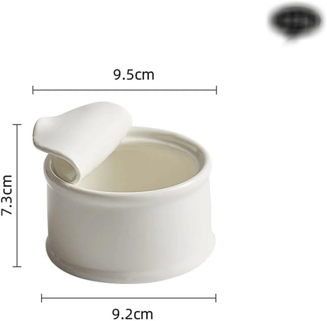 کاسه نیپ‌وی‌کی‌پی، ظروف سرامیکی خلاقانه، کاسه دسر، مناسب هتل، رستوران، ظرف کوچک خورشت، بشقاب سس، ظرف پودینگ، کاسه فر، کاسه سفید