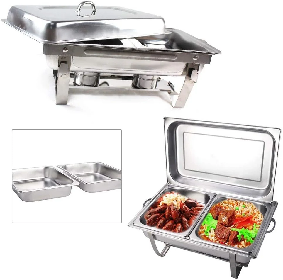 ست ظروف گرم نگهدارنده استیل حرفه ای کانکس HYLH، 2 عددی