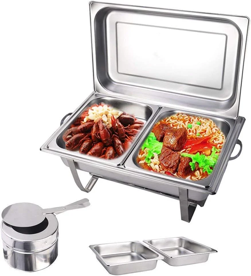 ست ظروف گرم نگهدارنده استیل حرفه ای کانکس HYLH، 2 عددی