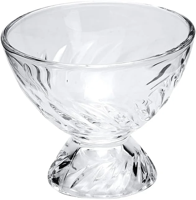 کاسه دسر شیشه ای Cuisine Art، 140 میلی لیتر - J، شفاف، 6 عدد