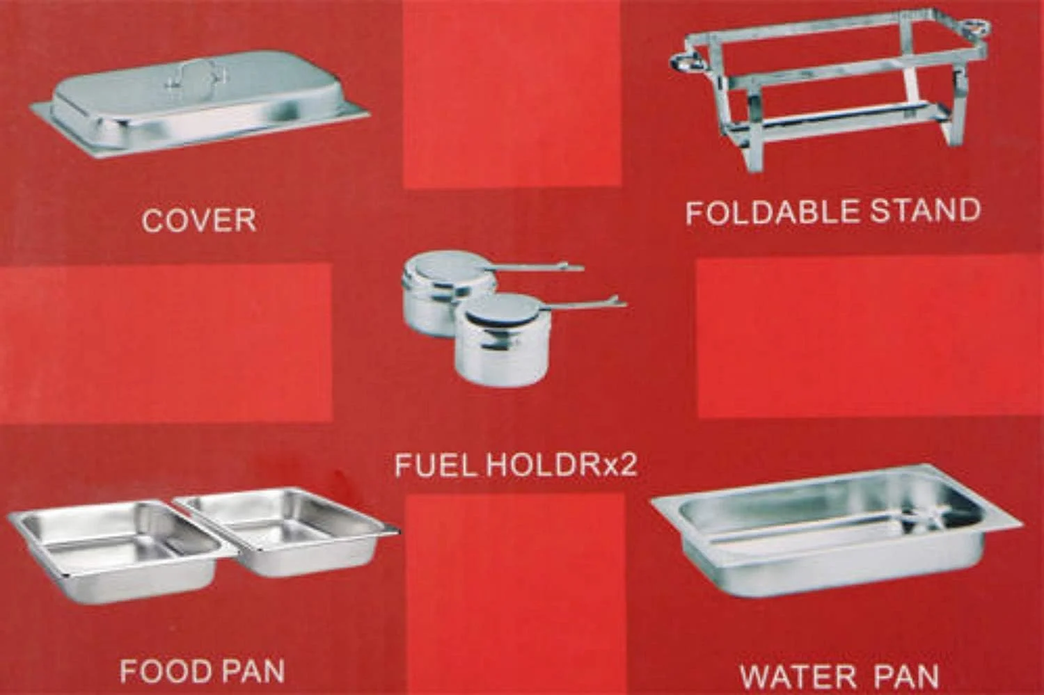 ست ظروف گرم نگهدارنده استیل حرفه ای کانکس HYLH، 2 عددی