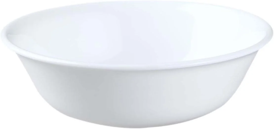 کاسه دسر شیشه ای ۱۰ اونسی Corelle 3124 مدل Winter Frost White، بسته 6 عددی کاسه دسر شیشه ای ۱۰ اونسی Corelle 3124 مدل Winter Frost White، بسته 6 عددی