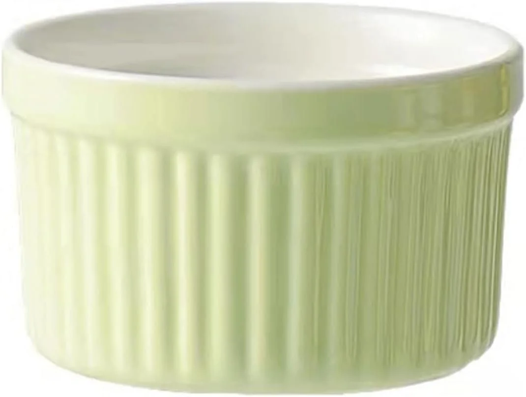 کاسه های آشپزخانه COKYIS، کاسه سرامیکی پخت، کاسه دسر مقاوم در برابر درجه حرارت بالا، کاسه پودینگ، کاسه تخم مرغ بخارپز، کاسه فر خانگی (رنگ: آبی تیره)