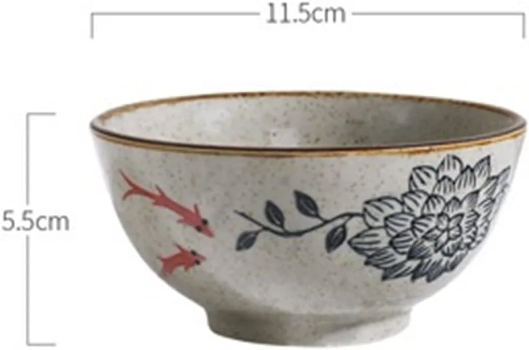 کاسه های آشپزخانه COKYIS، کاسه فرنی سرامیکی رترو، کاسه خلاقانه، کاسه دسر، کاسه کوچک، کاسه صبحانه، کاسه میوه، کاسه برنج مناسب منزل