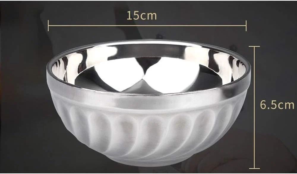 کاسه های آشپزخانه COKYIS کاسه های بستنی استیل ضد زنگ، کاسه های دسر آشپزخانه، کاسه های سوپ غلات برنج و تنقلات (رنگ: Hortel)