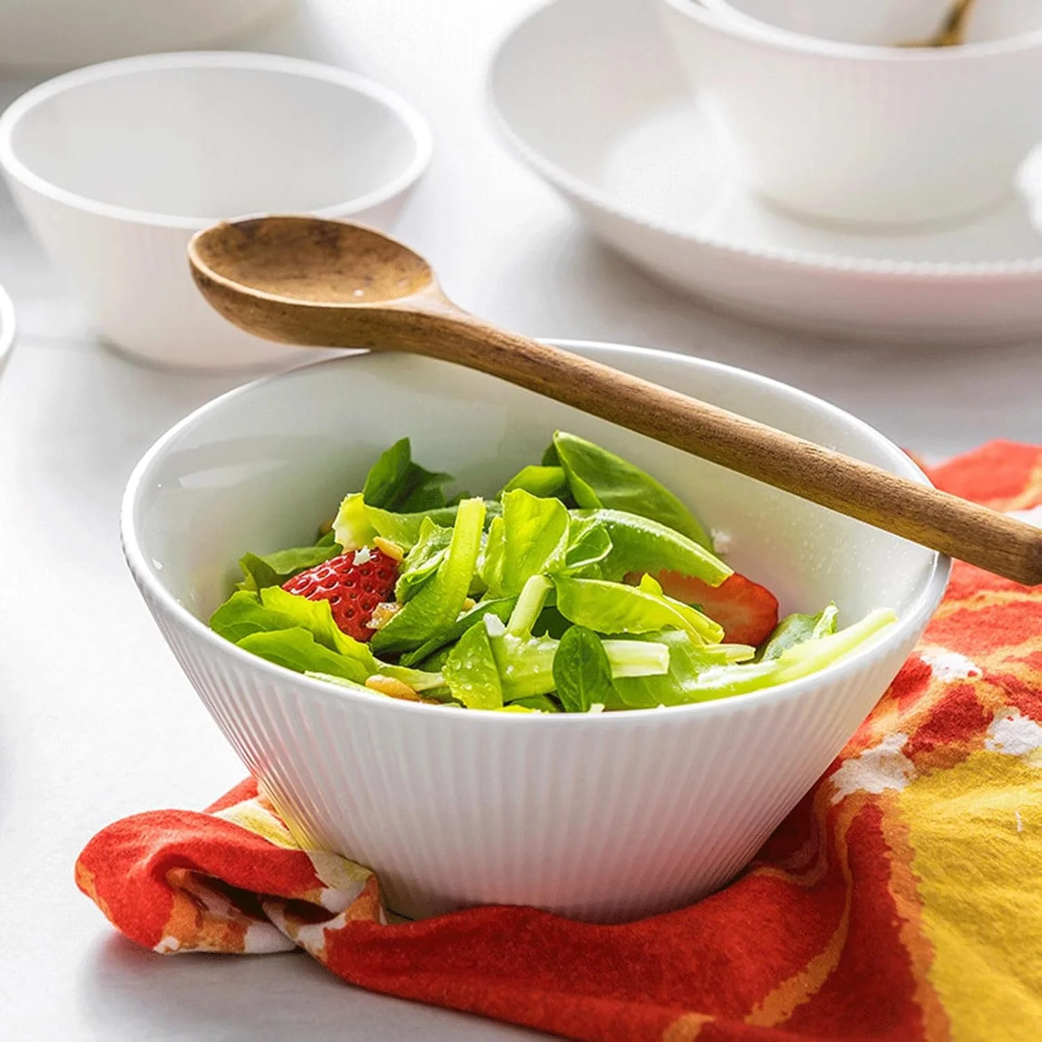 کاسه های سرامیکی COKYIS برای آشپزخانه، کاسه دسر چینی، کاسه سرو 10 اونسی برای سوپ، غلات، سالاد، آجیل، بلغور جو دوسر، میوه، بستنی، آماده سازی، غذاهای جانبی.