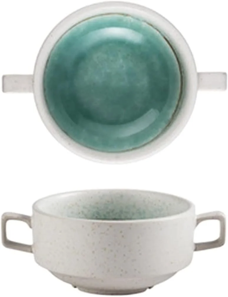 کاسه های آشپزخانه COKYIS، کاسه سرامیکی دو گوش خلاقانه ساده، کاسه دسر، کاسه سوپ، کاسه خورشت سرامیکی، کاسه کوچک سوپ خانگی (رنگ: 2) کاسه های آشپزخانه COKYIS، کاسه سرامیکی دو گوش خلاقانه ساده، کاسه دسر، کاسه سوپ، کاسه خورشت سرامیکی، کاسه کوچک سوپ خانگی (رنگ: 2)