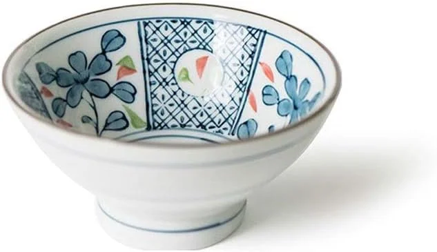 کاسه های آشپزخانه COKYIS کاسه شام سرامیکی کاسه برنج چینی رنگ آمیزی شده ظروف دسر (رنگ: Hortel)