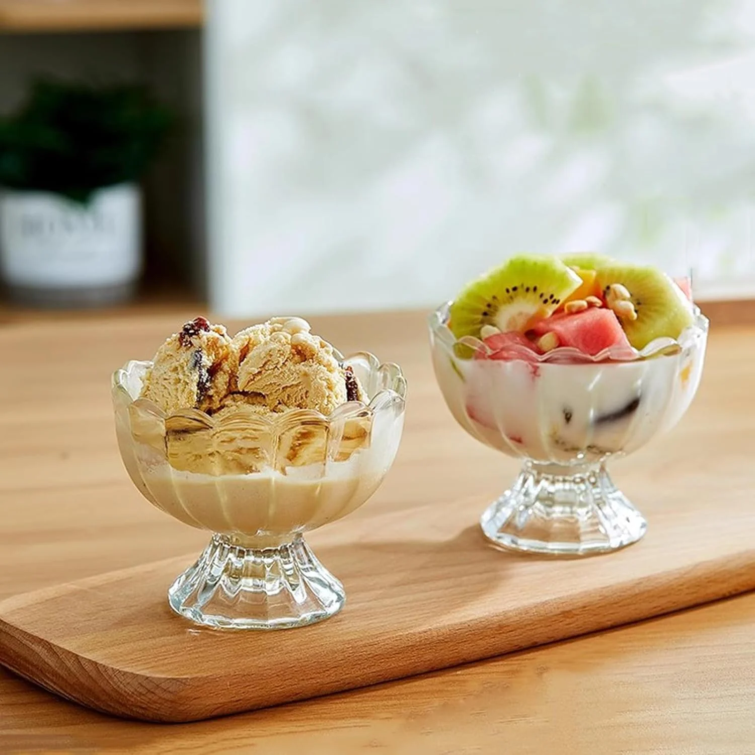 کاسه دسر شیشه ای قدیمی CHPINDAM، ست 3 تایی فنجان بستنی، کاسه دسر 150 میلی لیتری، برای بستنی، میوه، پودینگ، تنقلات کوچک، چاشنی کاسه دسر شیشه ای قدیمی CHPINDAM، ست 3 تایی فنجان بستنی، کاسه دسر 150 میلی لیتری، برای بستنی، میوه، پودینگ، تنقلات کوچک، چاشنی