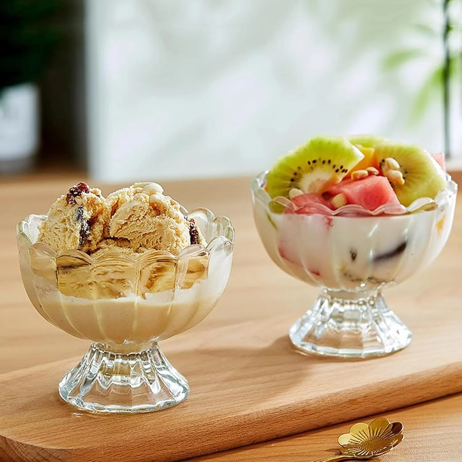 کاسه دسر شیشه ای قدیمی CHPINDAM، ست 3 تایی فنجان بستنی، کاسه دسر 150 میلی لیتری، برای بستنی، میوه، پودینگ، تنقلات کوچک، چاشنی کاسه دسر شیشه ای قدیمی CHPINDAM، ست 3 تایی فنجان بستنی، کاسه دسر 150 میلی لیتری، برای بستنی، میوه، پودینگ، تنقلات کوچک، چاشنی