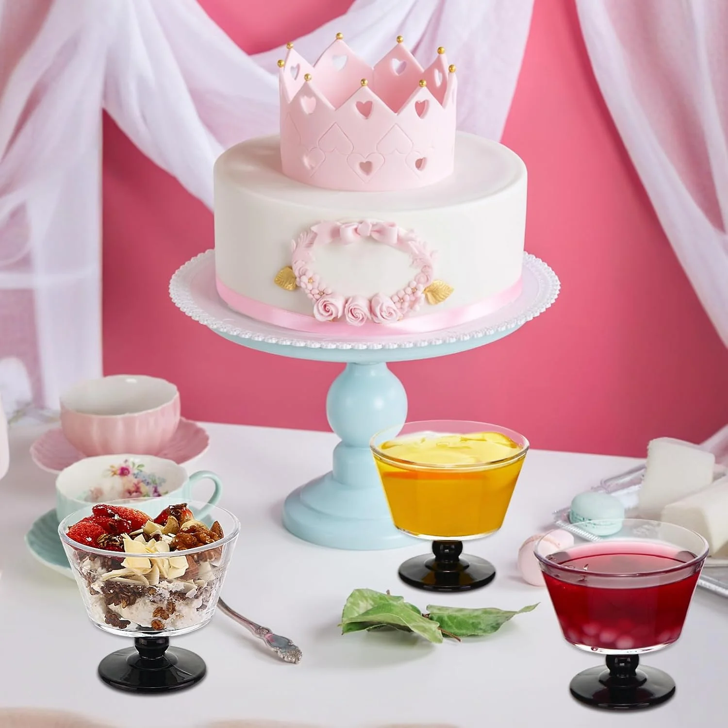 CHPINDAM 9oz Glass Dessert Bowls,ice cream sundae bowls Set of 12,Dessert Cups for Ice Cream, Fruit, Pudding, small snacks, Yogurt, and Appetizers(12PCS) CHPINDAM 9oz Glass Dessert Bowls,ice cream sundae bowls Set of 12,Dessert Cups for Ice Cream, Fruit, Pudding, small snacks, Yogurt, and Appetizers(12PCS)