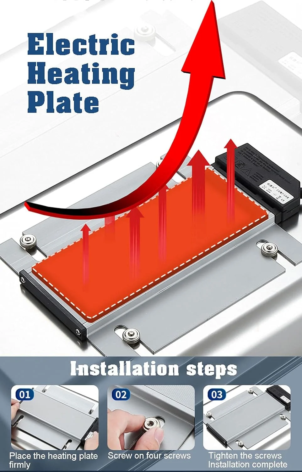 گرم نگهدارنده غذا، سینی گرم برقی استیل برای بوفه، گرمکن غذا برای گرم نگه داشتن غذا، گرمایش الکتریکی + گرمایش الکلی