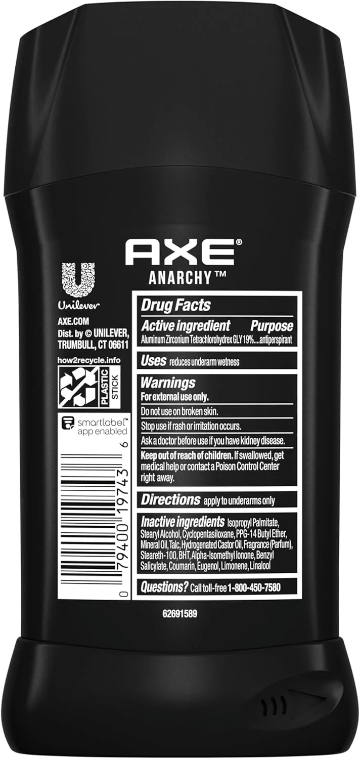 استیک ضد تعریق مردانه AXE Dual Action برای طراوت ماندگار، انار تیره و چوب صندل، ضد تعریق 48 ساعته، 76 گرم استیک ضد تعریق مردانه AXE Dual Action برای طراوت ماندگار، انار تیره و چوب صندل، ضد تعریق 48 ساعته، 76 گرم