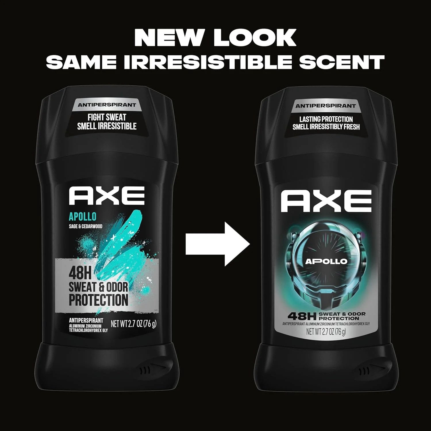 AXE Antiperspirant Deodorant Stick 48 Hour Sweat And Odor Protection For Long Lasting Freshness, Apollo Sage And Cedarwood Men's Deodorant 2.7oz AXE Antiperspirant Deodorant Stick 48 Hour Sweat And Odor Protection For Long Lasting Freshness, Apollo Sage And Cedarwood Men's Deodorant 2.7oz