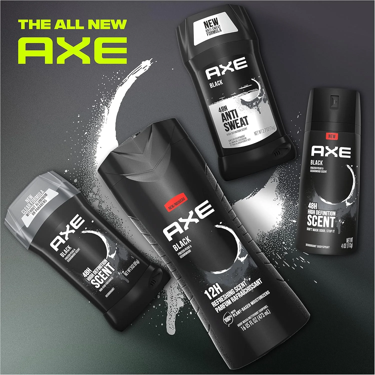 استیک ضد تعریق و خوشبو کننده بدن مردانه AXE Black، حجم 76 گرم