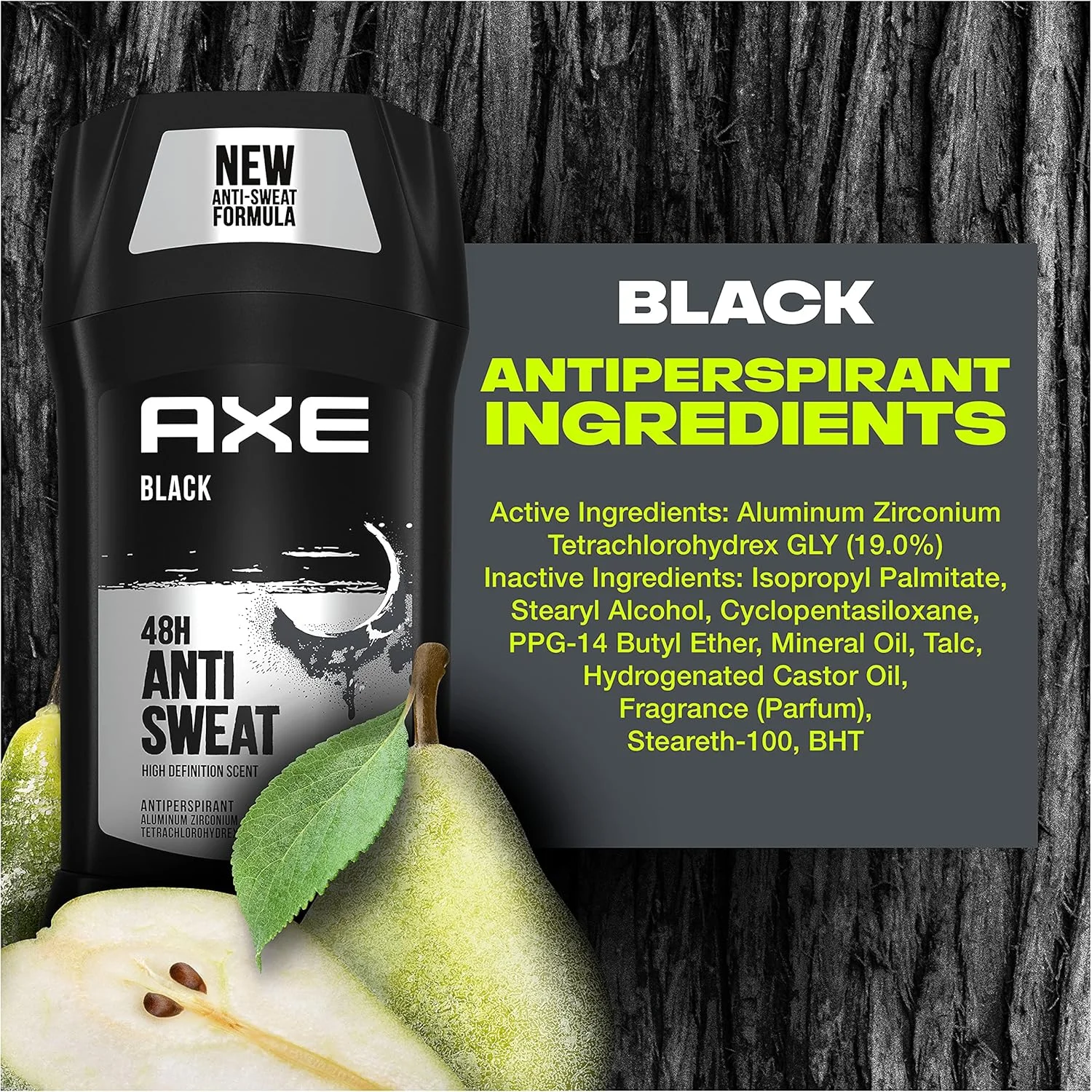 استیک ضد تعریق و خوشبو کننده بدن مردانه AXE Black، حجم 76 گرم