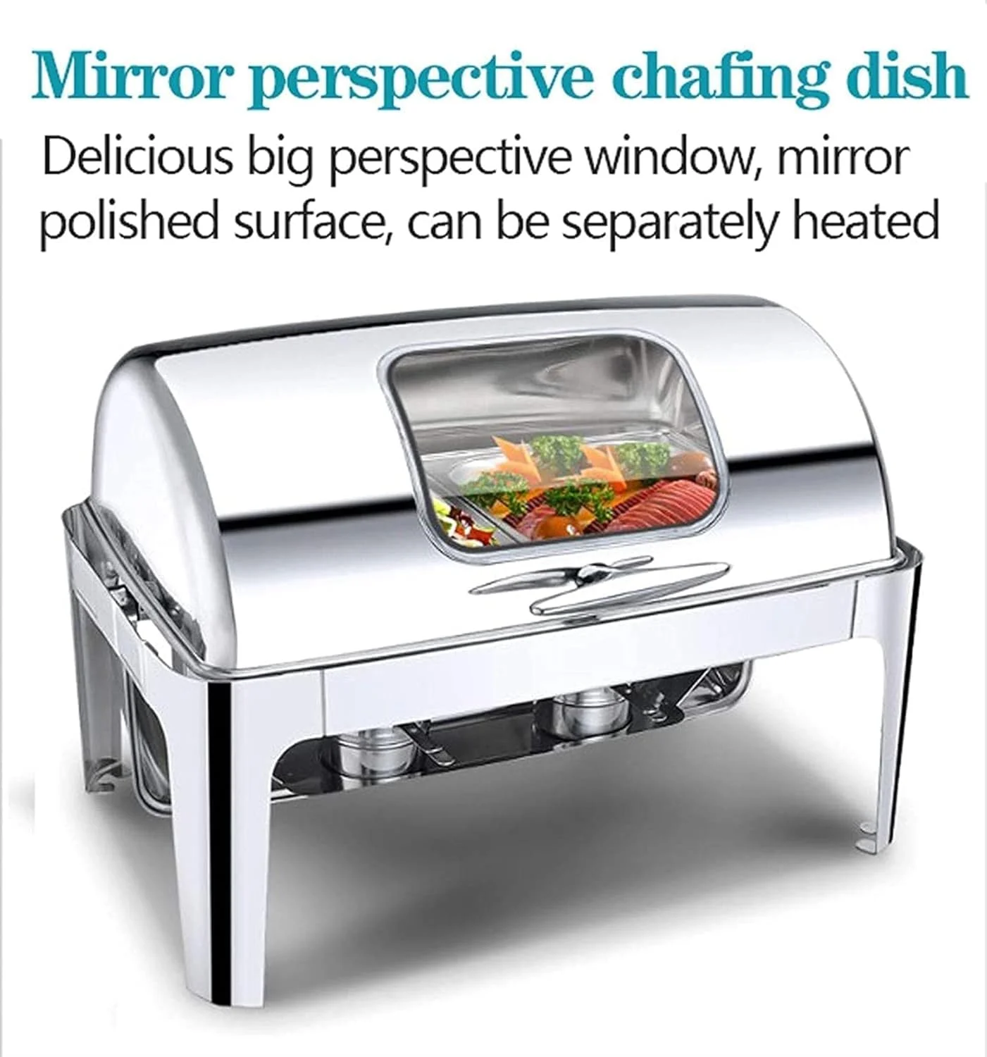 گرمکن غذا، ظرف گرمکن استیل ضد زنگ با درب برای مهمانی ها، گرمکن غذای تجاری 9 لیتری برای بوفه، با 3 نوع سینی گرم کننده، B گرمکن غذا، ظرف گرمکن استیل ضد زنگ با درب برای مهمانی ها، گرمکن غذای تجاری 9 لیتری برای بوفه، با 3 نوع سینی گرم کننده، B