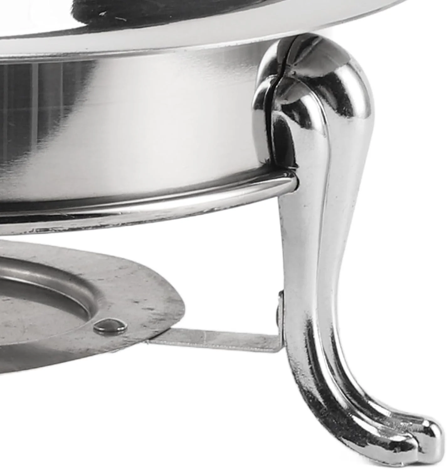 ظروف گرم نگهدارنده غذا برای بوفه، ظروف گرم کننده برای پذیرایی، ست بوفه ظرف گرم کننده گرد استیل ضد زنگ با درب، ست های گرم کننده غذا، گرم کننده و سرو کننده بوفه برای مهمانی