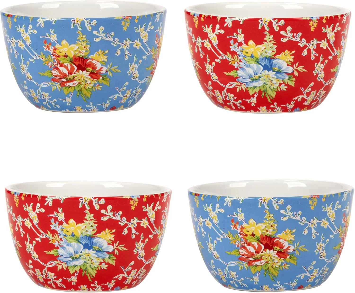 ست 4 تایی کاسه بستنی/دسر 13.3 سانتی متری طرح شکوفه اینترنشنال، چند رنگ ست 4 تایی کاسه بستنی/دسر 13.3 سانتی متری طرح شکوفه اینترنشنال، چند رنگ