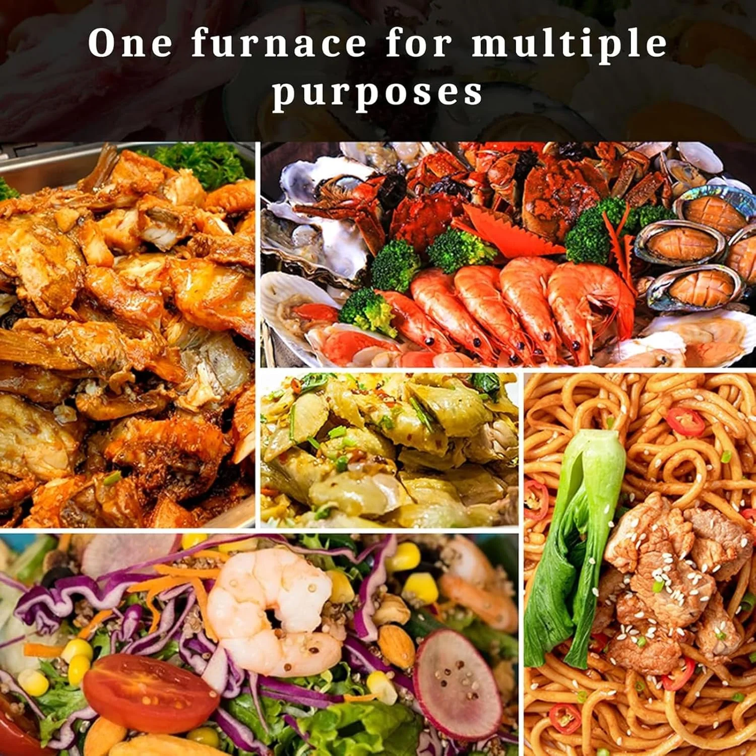 ظروف گرم نگهدارنده غذا و گرمکن غذا 2/4 عددی - ست بوفه پذیرایی گرد برای بوفه غذاخوری مهمانی آشپزخانه - شامل ظرف غذا و نگهدارنده سوخت