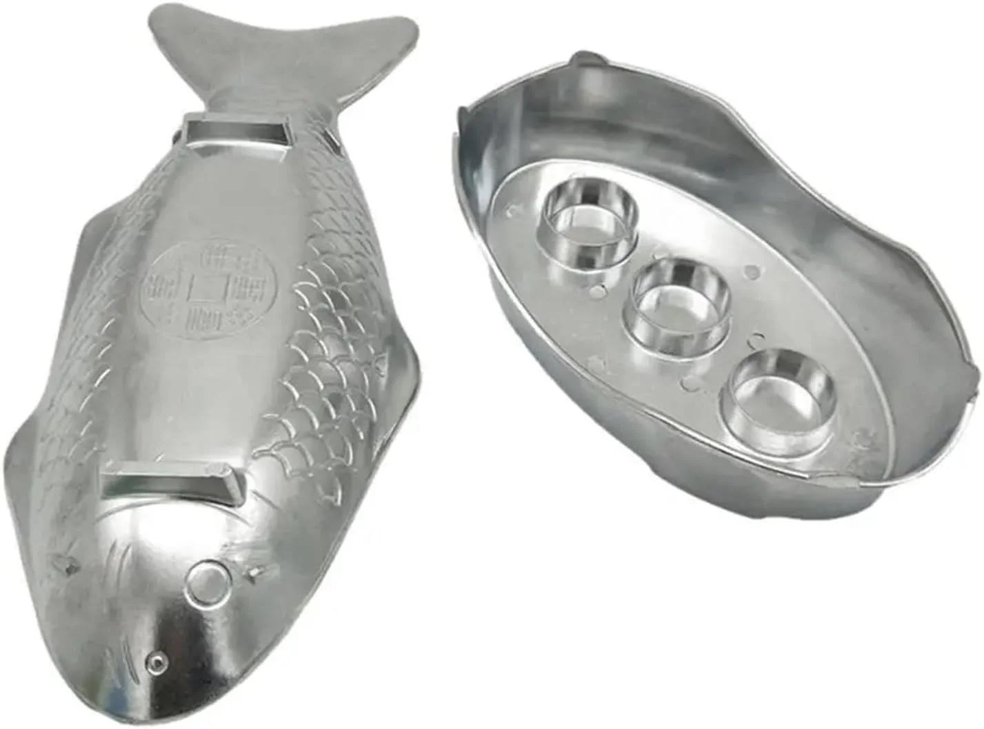 گرم نگهدارنده غذا، ظرف گرمکن بوفه، سینی ماهی شکل آلومینیومی برای مهمانی ها، بوفه ها، پذیرایی ها، ضیافت ها، عروسی ها، تک رنگ