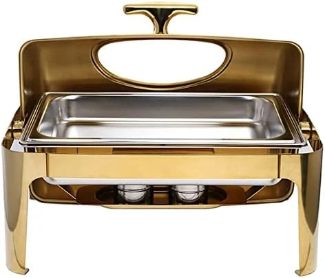 سینی عایق پذیرایی، گرم کننده غذا بوفه با درب شیشه ای، گرمکن برقی غذا دیش بوفه با درب چرخشی، گرمکن طلایی غذا برای سینی بوفه/گرمکن بشقاب - نگهداری غذا سینی عایق پذیرایی، گرم کننده غذا بوفه با درب شیشه ای، گرمکن برقی غذا دیش بوفه با درب چرخشی، گرمکن طلایی غذا برای سینی بوفه/گرمکن بشقاب - نگهداری غذا
