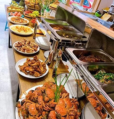 سینی عایق پذیرایی، گرم نگهدارنده غذا، 9 لیتر، گرمکن بوفه، استیل ضد زنگ با سینی گرم کننده غذا، ایده آل برای گرم نگه داشتن غذای بوفه، 400 وات سینی عایق پذیرایی، گرم نگهدارنده غذا، 9 لیتر، گرمکن بوفه، استیل ضد زنگ با سینی گرم کننده غذا، ایده آل برای گرم نگه داشتن غذای بوفه، 400 وات