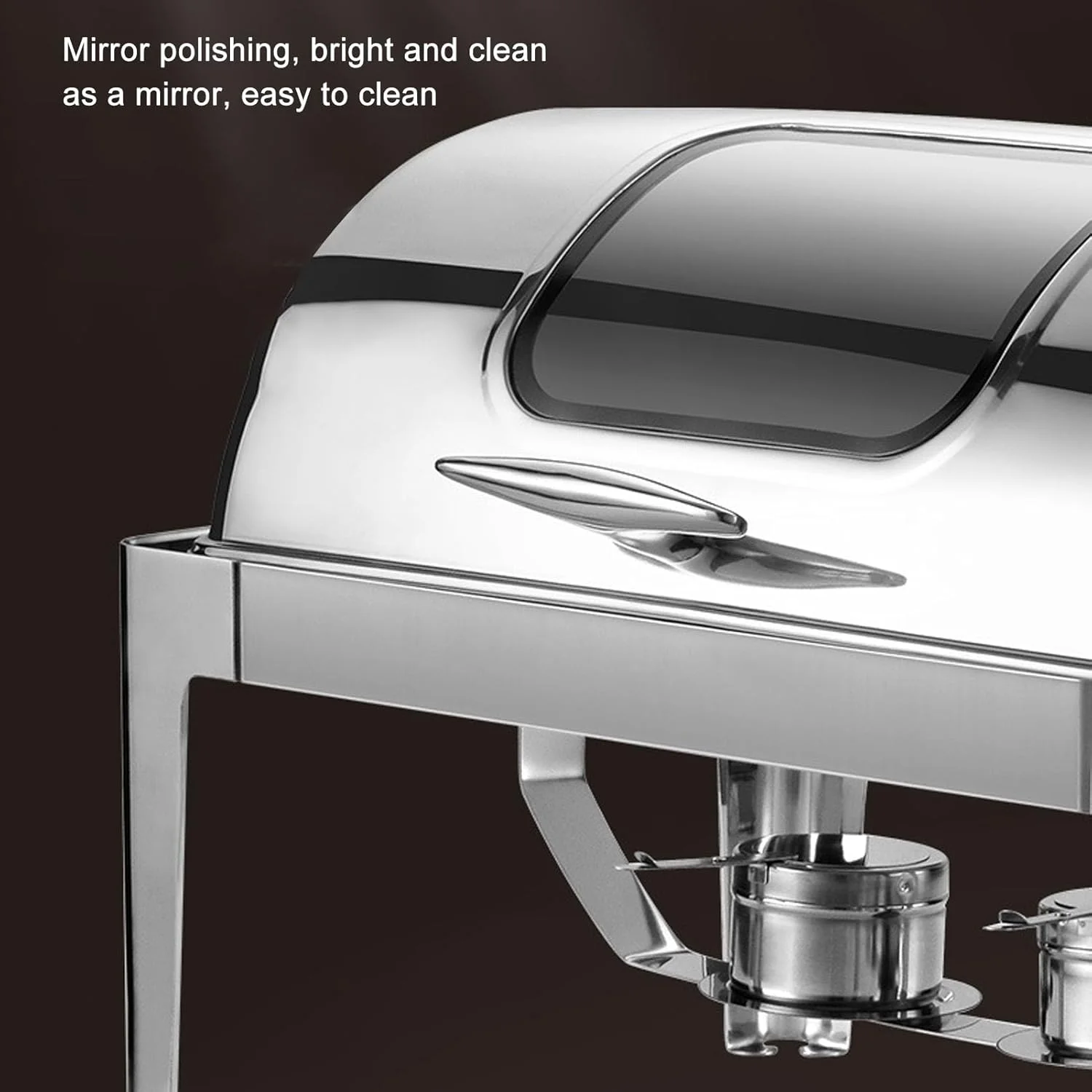 ظرف گرم نگهدارنده غذا بوفه 9 لیتری BusoTh از جنس استیل ضد زنگ، گرمکن غذا پذیرایی بوفه با درب شیشه ای شفاف، گرمکن الکلی غذا برای هتل ها، رستوران ها، بوفه (استیل ضد زنگ) ظرف گرم نگهدارنده غذا بوفه 9 لیتری BusoTh از جنس استیل ضد زنگ، گرمکن غذا پذیرایی بوفه با درب شیشه ای شفاف، گرمکن الکلی غذا برای هتل ها، رستوران ها، بوفه (استیل ضد زنگ)