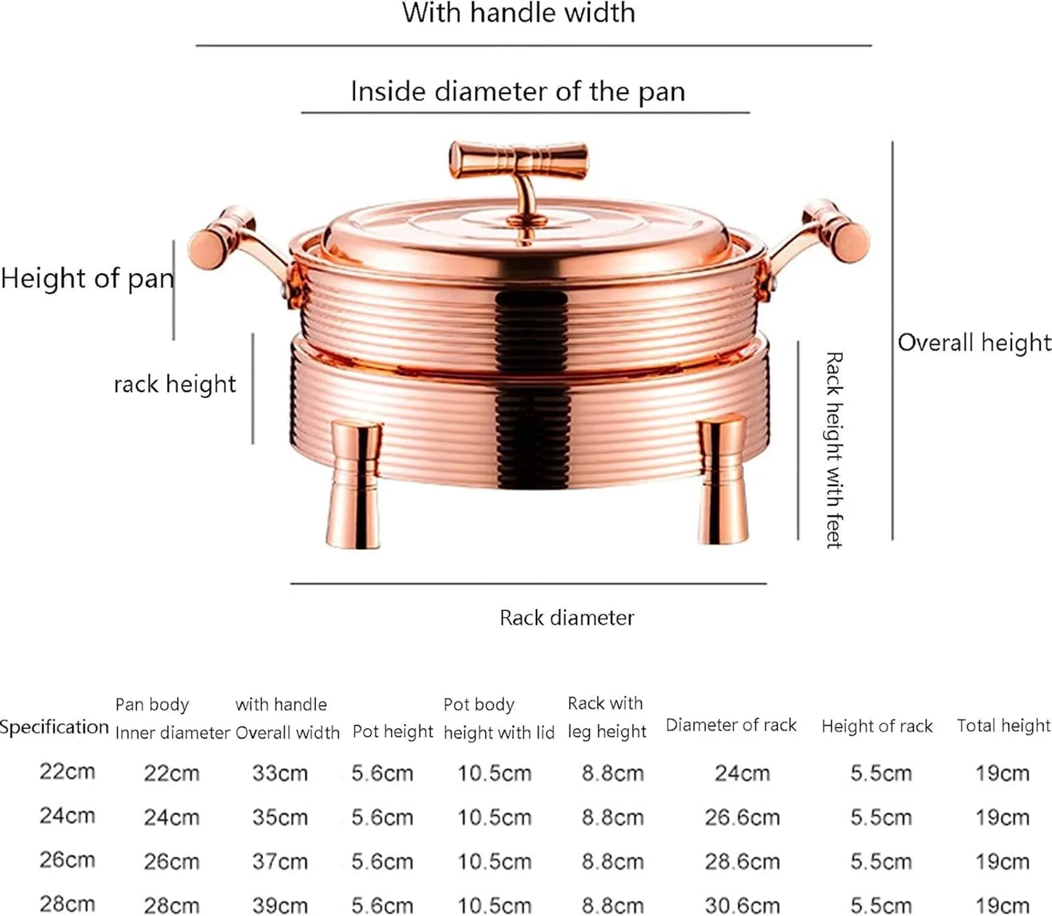 گرمکن و سرو غذا برای بوفه - گرمکن غذای گرد، ست بوفه قابلمه استیل، گرمکن غذای 3 در 1 با درب شیشه ای و جای درب داخلی، رنگ استیل - 28 سانتی متر گرمکن و سرو غذا برای بوفه - گرمکن غذای گرد، ست بوفه قابلمه استیل، گرمکن غذای 3 در 1 با درب شیشه ای و جای درب داخلی، رنگ استیل - 28 سانتی متر