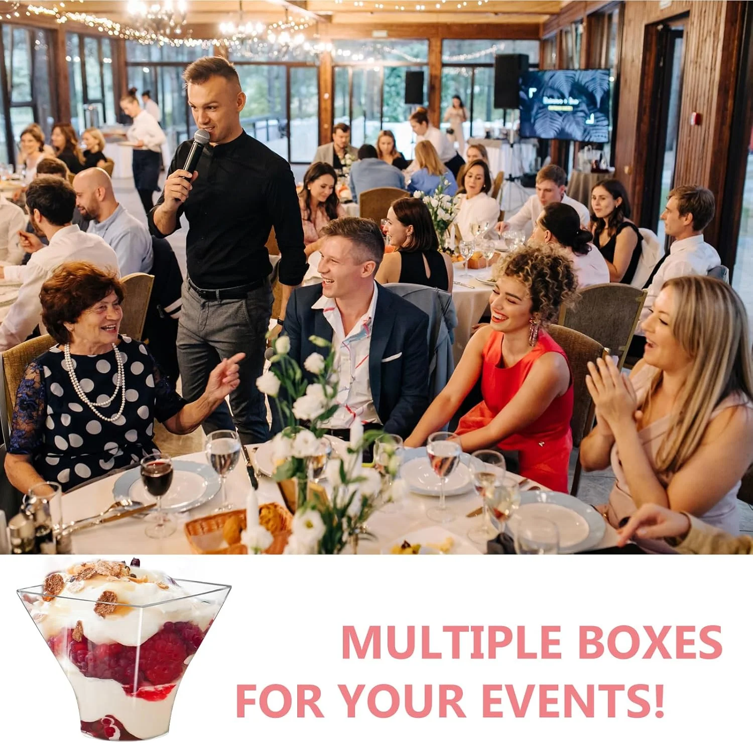 کاسه دسر کوچک Catime، شامل 50 عدد کاسه دسر مربع شکل به همراه قاشق، پلاستیکی، 60 میلی لیتر، 75 میلی لیتر، کاسه دسر DIY، کاسه سرو قابل استفاده مجدد، مناسب برای دسر، فنجان دسر، شفاف، مناسب برای پودینگ، موس، بستنی (A) کاسه دسر کوچک Catime، شامل 50 عدد کاسه دسر مربع شکل به همراه قاشق، پلاستیکی، 60 میلی لیتر، 75 میلی لیتر، کاسه دسر DIY، کاسه سرو قابل استفاده مجدد، مناسب برای دسر، فنجان دسر، شفاف، مناسب برای پودینگ، موس، بستنی (A)