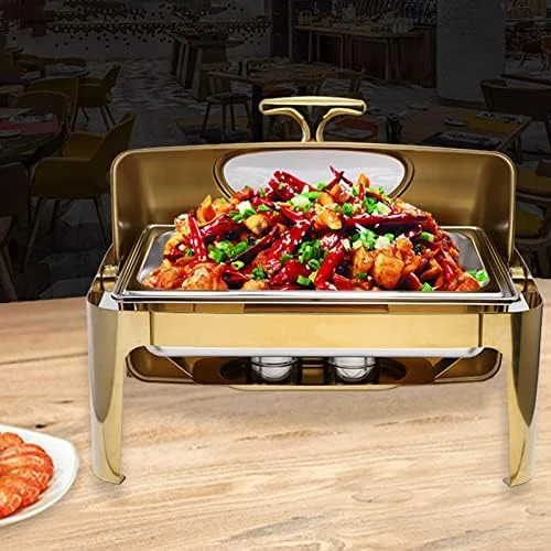 سینی عایق پذیرایی، گرم کننده غذا بوفه با درب شیشه ای، گرمکن برقی غذا دیش بوفه با درب چرخشی، گرمکن طلایی غذا برای سینی بوفه/گرمکن بشقاب - نگهداری غذا سینی عایق پذیرایی، گرم کننده غذا بوفه با درب شیشه ای، گرمکن برقی غذا دیش بوفه با درب چرخشی، گرمکن طلایی غذا برای سینی بوفه/گرمکن بشقاب - نگهداری غذا