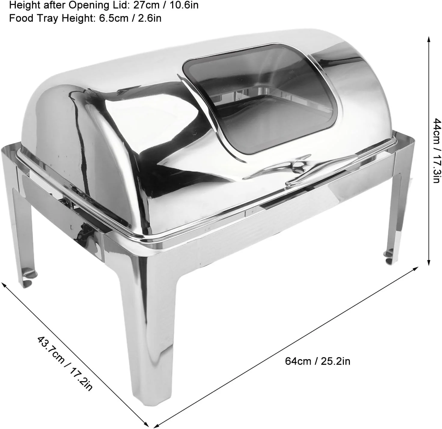 ظرف گرم نگهدارنده غذا بوفه 9 لیتری BusoTh از جنس استیل ضد زنگ، گرمکن غذا پذیرایی بوفه با درب شیشه ای شفاف، گرمکن الکلی غذا برای هتل ها، رستوران ها، بوفه (استیل ضد زنگ) ظرف گرم نگهدارنده غذا بوفه 9 لیتری BusoTh از جنس استیل ضد زنگ، گرمکن غذا پذیرایی بوفه با درب شیشه ای شفاف، گرمکن الکلی غذا برای هتل ها، رستوران ها، بوفه (استیل ضد زنگ)