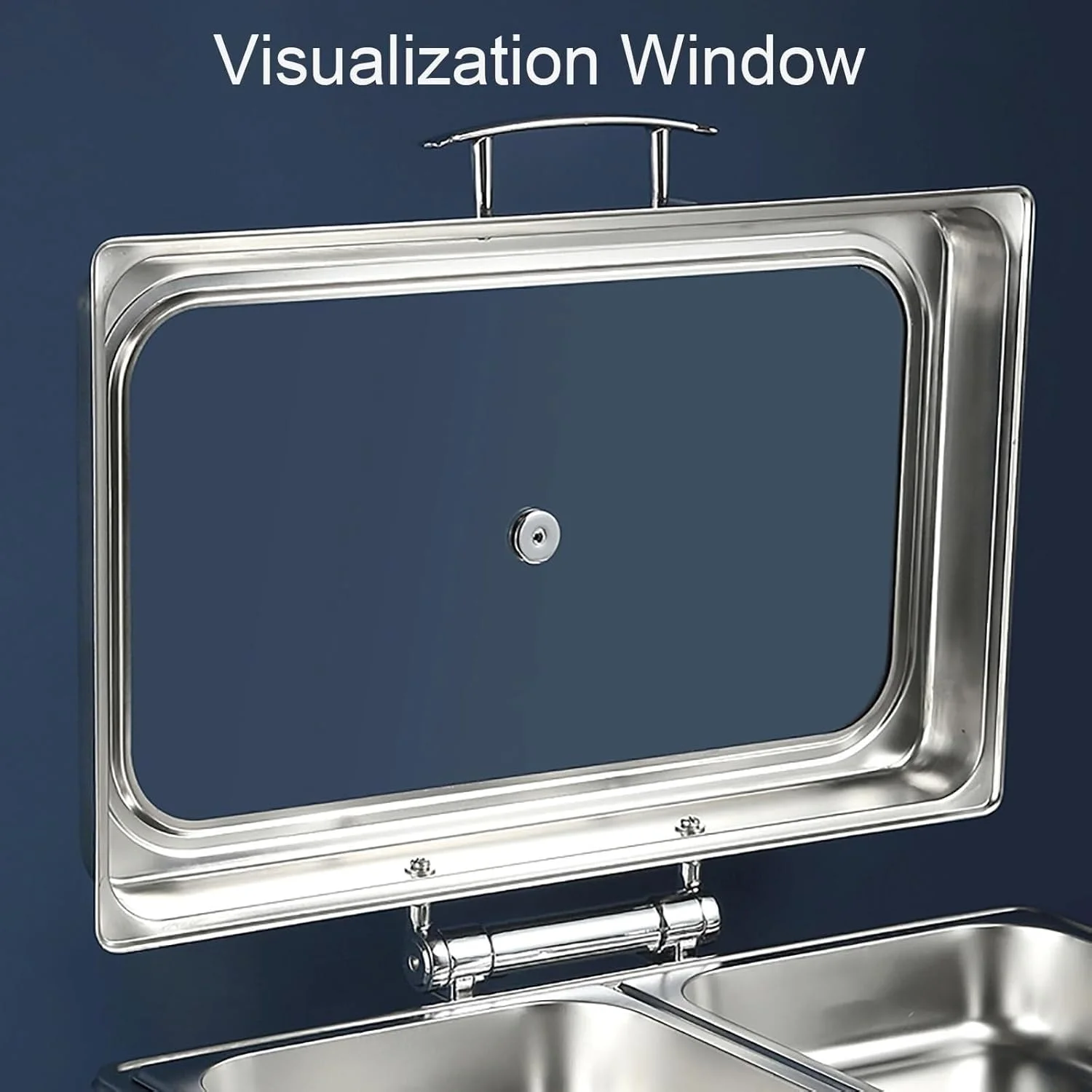 گرمکن برقی بوفه - ظروف و سینی های گرم کننده غذا با درب، گرمکن بوفه رومیزی برای مهمانی ها و مراسم، ظرف 1/1 - 1 عدد گرمکن برقی بوفه - ظروف و سینی های گرم کننده غذا با درب، گرمکن بوفه رومیزی برای مهمانی ها و مراسم، ظرف 1/1 - 1 عدد