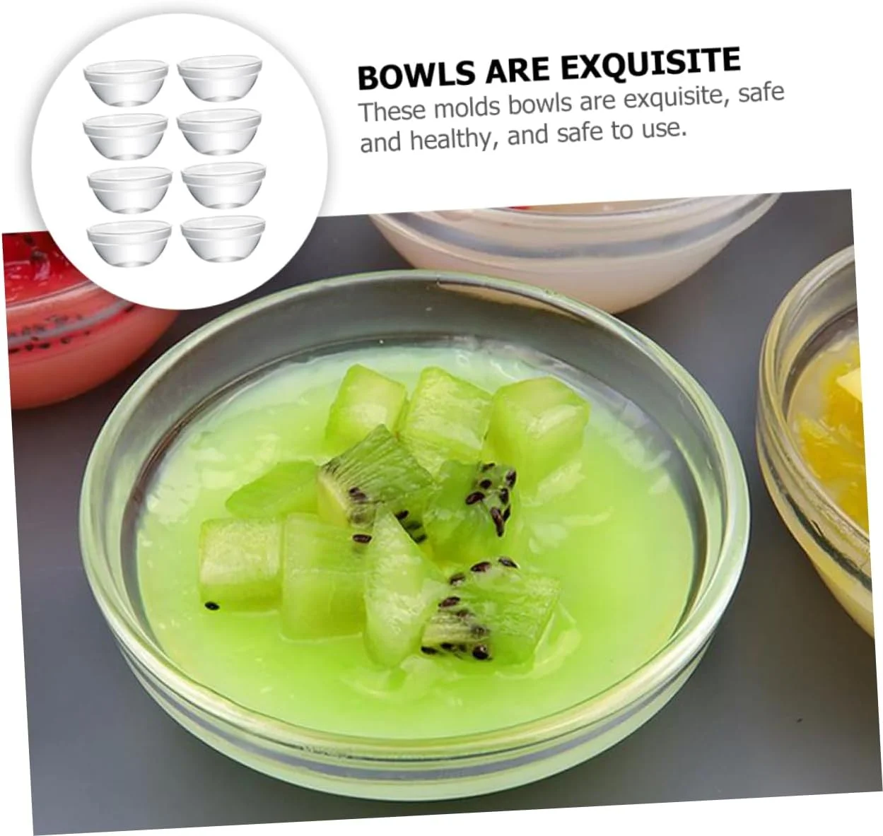 کابیلاک 8 عدد کاسه کیک شیشه ای، کاسه پودینگ ژله، کاسه دسر چینی، کاسه اسنک چینی، کاسه شیشه ای پودینگ کابیلاک 8 عدد کاسه کیک شیشه ای، کاسه پودینگ ژله، کاسه دسر چینی، کاسه اسنک چینی، کاسه شیشه ای پودینگ