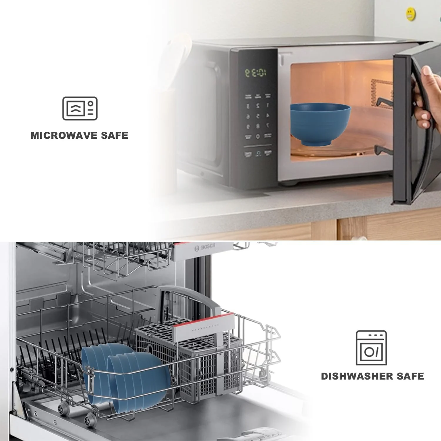 BUSOKIP کاسه های کاه گندم 300 میلی لیتری - 13 سانتی متری، ست 8 تایی کاسه های کوچک نشکن، کاسه دسر برای آشپزخانه، کمپینگ، مهمانی، کاسه های کوچک ایمن برای مایکروویو و ماشین ظرفشویی برای پیش غذا، ماست (آبی) BUSOKIP کاسه های کاه گندم 300 میلی لیتری - 13 سانتی متری، ست 8 تایی کاسه های کوچک نشکن، کاسه دسر برای آشپزخانه، کمپینگ، مهمانی، کاسه های کوچک ایمن برای مایکروویو و ماشین ظرفشویی برای پیش غذا، ماست (آبی)