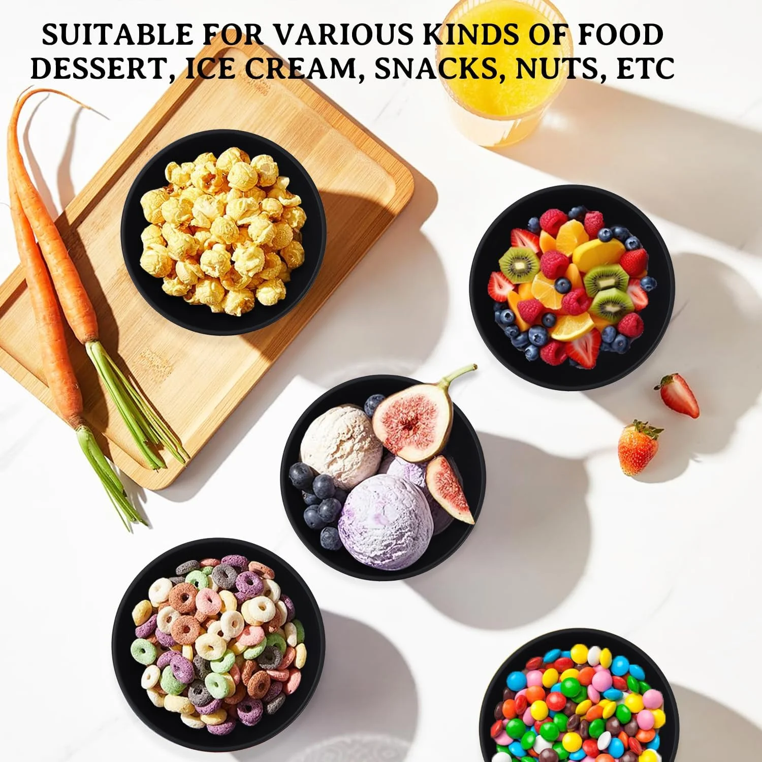 کاسه های کاهی گندم مشکی BUSOKIP، مجموعه 8 عددی کاسه دسر 300 میلی لیتری، کاسه های نشکن اسنک برای کودکان، جایگزین کاسه های پلاستیکی قابل استفاده مجدد، کاسه های کوچک ایمن برای مایکروویو برای دسر، اسنک کاسه های کاهی گندم مشکی BUSOKIP، مجموعه 8 عددی کاسه دسر 300 میلی لیتری، کاسه های نشکن اسنک برای کودکان، جایگزین کاسه های پلاستیکی قابل استفاده مجدد، کاسه های کوچک ایمن برای مایکروویو برای دسر، اسنک