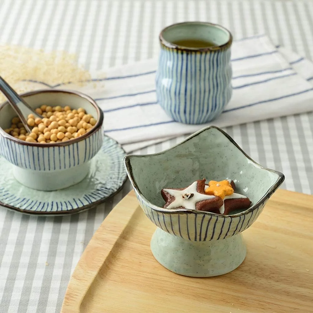 کاسه راه راه ظروف سرامیکی کاسه سوپ ژاپنی کاسه تنقلات خلاقانه کاسه سس قدیمی کاسه دسر کاسه بلند (رنگ: A، اندازه: 11 * 7 سانتی متر) کاسه راه راه ظروف سرامیکی کاسه سوپ ژاپنی کاسه تنقلات خلاقانه کاسه سس قدیمی کاسه دسر کاسه بلند (رنگ: A، اندازه: 11 * 7 سانتی متر)