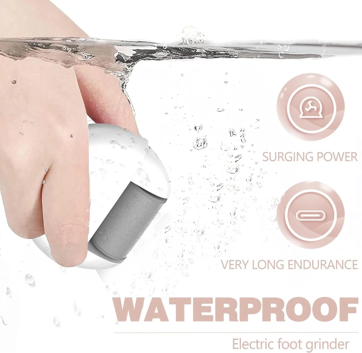 سوهان برقی شارژی پا Azonee، ابزار پدیکور برقی قابل حمل، مناسب برای پوست مرده، پوست خشک و ترک خورده، ست سوهان برقی پا، مراقبت حرفه ای از پا سوهان برقی شارژی پا Azonee، ابزار پدیکور برقی قابل حمل، مناسب برای پوست مرده، پوست خشک و ترک خورده، ست سوهان برقی پا، مراقبت حرفه ای از پا