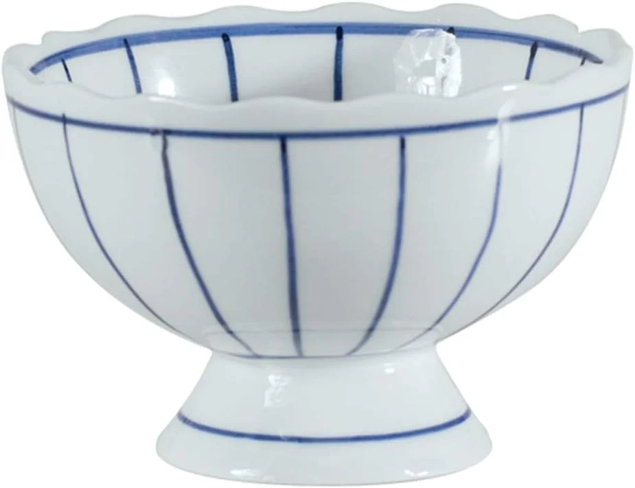 کاسه سرامیکی برنج، کاسه بلند، کاسه دسر، کاسه تک نفره خانگی فانتزی، کاسه سوپ لانه پرنده، کاسه ضخیم ضد سوزش، کاسه سوپ رترو (رنگ: B، سایز: 9.9 * 6.1 سانتی متر)