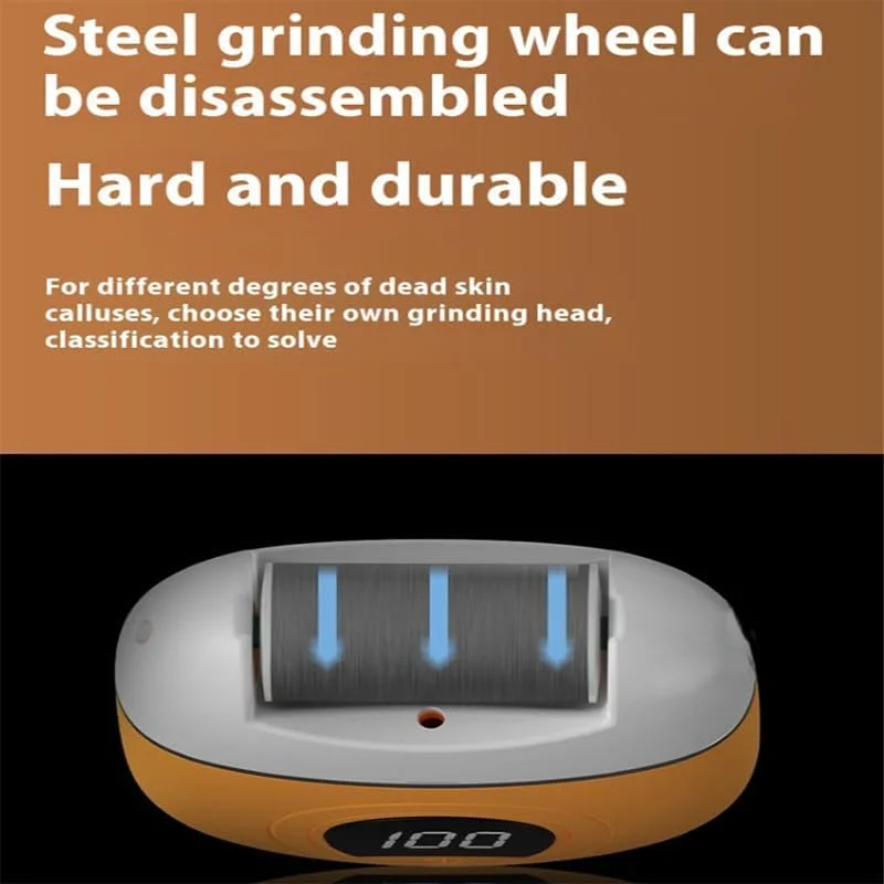 سوهان برقی حرفه ای پا Azonee، ابزار پدیکور قابل حمل و شارژی، برس لایه بردار برقی پا، پولیشر پاشنه پا با نمایشگر دیجیتال، عالی برای پوست مرده/لایه برداری قوی سوهان برقی حرفه ای پا Azonee، ابزار پدیکور قابل حمل و شارژی، برس لایه بردار برقی پا، پولیشر پاشنه پا با نمایشگر دیجیتال، عالی برای پوست مرده/لایه برداری قوی