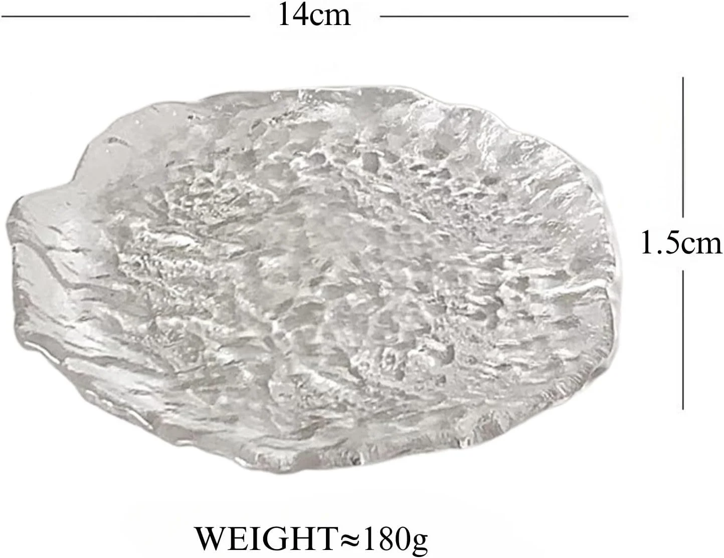 ست کاسه و بشقاب دسر شیشه ای طرح رز Boxonly – لبه طلایی، کاسه شیک ۱۳cmx۵.۵cm با بشقاب بافت دار یخی ۱۴cmx۱.۵cm – ایده آل برای دسر