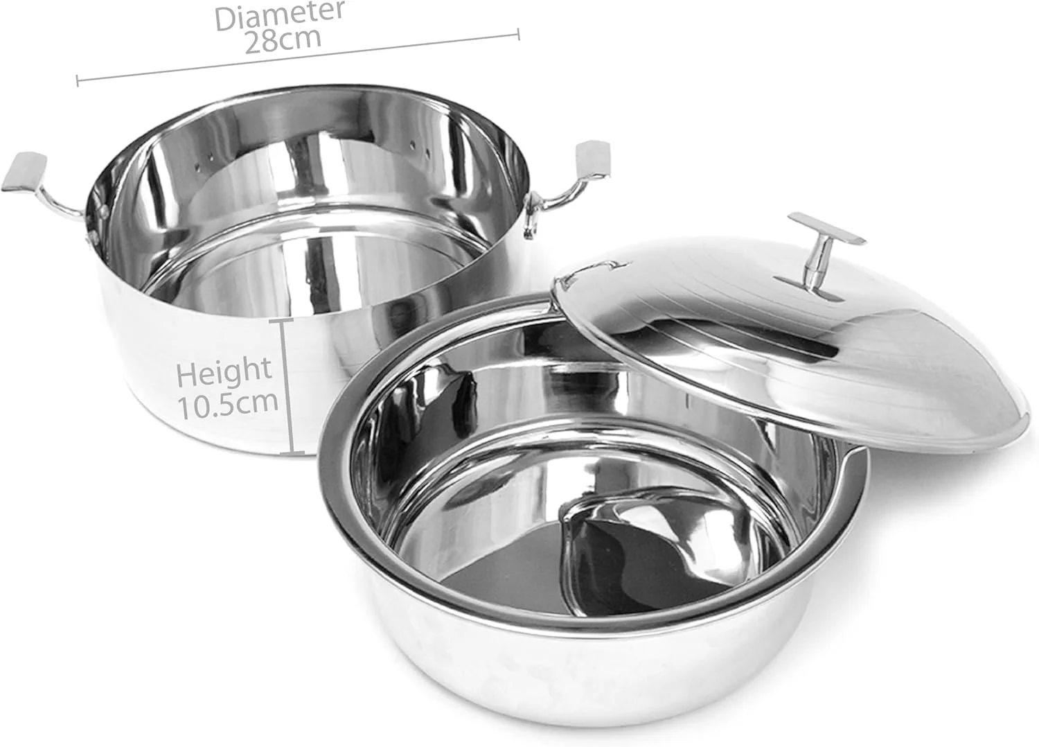 گرمکن و گرم نگهدارنده غذا بوفه استیل BLACKSTONE مدل TB901 با ظرفیت 4.0 لیتر